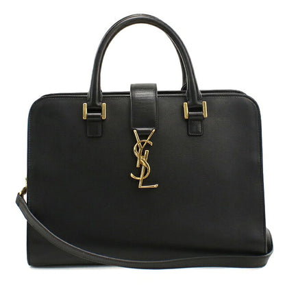 中古 サンローラン ハンドバッグ レディース ブランド SAINT LAURENT  モノグラムカバス 357395 ブラック USDSL115166011