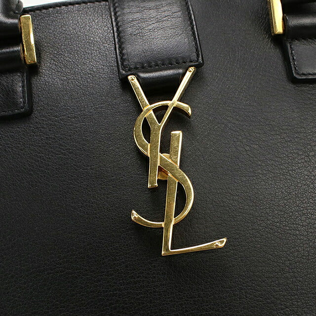 中古 サンローラン ハンドバッグ レディース ブランド SAINT LAURENT  モノグラムカバス 357395 ブラック USDSL115166011