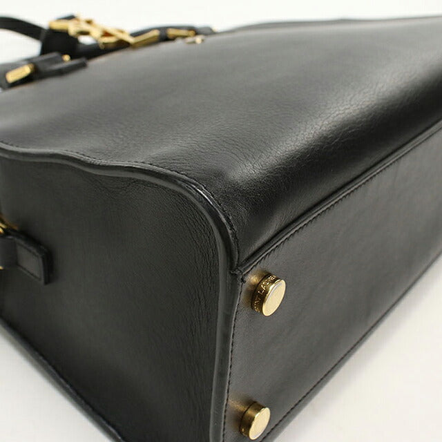 中古 サンローラン ハンドバッグ レディース ブランド SAINT LAURENT  モノグラムカバス 357395 ブラック USDSL115166011