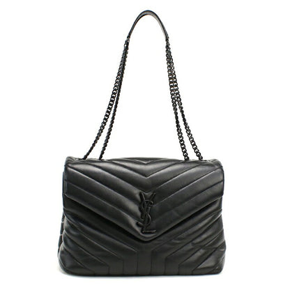中古 サンローラン ショルダーバッグ レディース ブランド SAINT LAURENT カサンドラ チェーンショルダーバッグ 574946 ブラック USDSL115600011