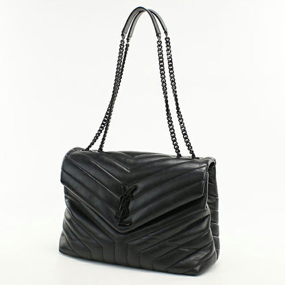 中古 サンローラン ショルダーバッグ レディース ブランド SAINT LAURENT カサンドラ チェーンショルダーバッグ 574946 ブラック USDSL115600011