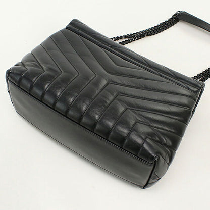 中古 サンローラン ショルダーバッグ レディース ブランド SAINT LAURENT カサンドラ チェーンショルダーバッグ 574946 ブラック USDSL115600011