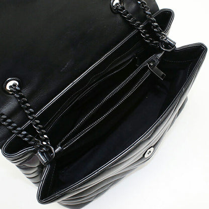 中古 サンローラン ショルダーバッグ レディース ブランド SAINT LAURENT カサンドラ チェーンショルダーバッグ 574946 ブラック USDSL115600011