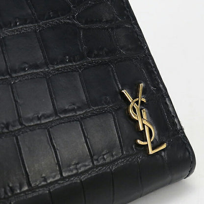 中古 サンローラン 長財布ラウンドファスナー レディース ブランド SAINT LAURENT カサンドラ ジップアラウンドウォレット 630201 ブラック USDSL115716011