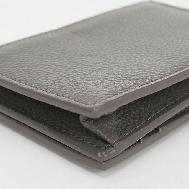 中古 サンローラン 名刺入れ メンズ ブランド SAINT LAURENT ビジネスカードケース 468994 グレー USDSL116037011