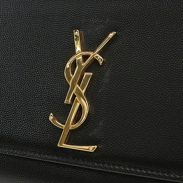 中古 サンローラン ショルダーバッグ レディース ブランド SAINT LAURENT ケイトミディアム レザー 364021 ブラック USDSL116080011