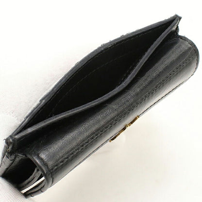 中古 サンローラン コインケース コンパクト レディース ブランド SAINT LAURENT  フラグメントケース カードケース  553419 ブラック USDSL116657011