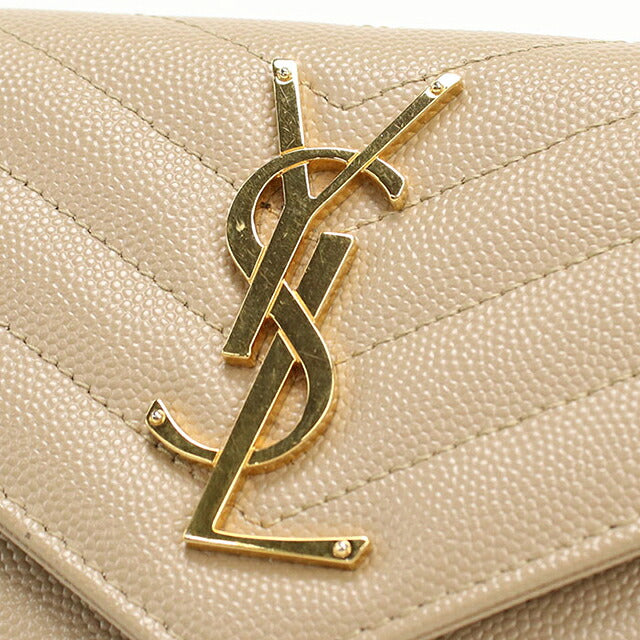 中古 サンローラン 長財布二折 レディース ブランド SAINT LAURENT