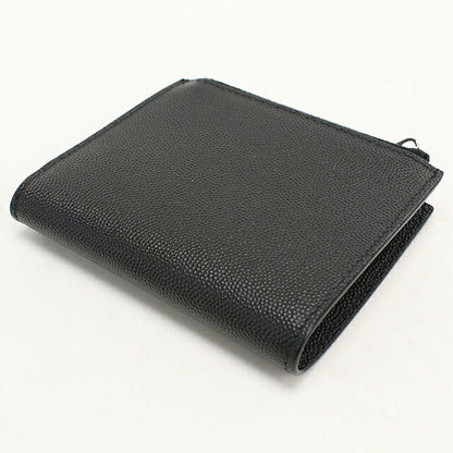 中古 サンローラン 二つ折り財布 二折財布 コンパクト ユニセックス ブランド SAINT LAURENT 575789 ブラック USDSL116908011