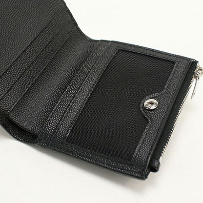中古 サンローラン 二つ折り財布 二折財布 コンパクト ユニセックス ブランド SAINT LAURENT 575789 ブラック USDSL116908011