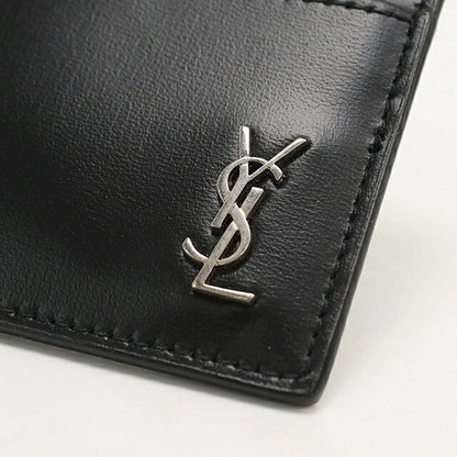 中古 サンローラン カードケース コンパクト レディース ブランド SAINT LAURENT タイニーカサンドラ  607603 1JB0E 1000 ブラック USDSL117058011