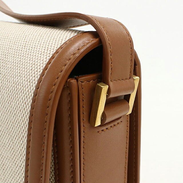 中古 サンローラン ショルダーバッグ レディース ブランド SAINT LAURENT  ソルフェリーノ ミディアム レザー 634305 ベージュ USDSL117708011