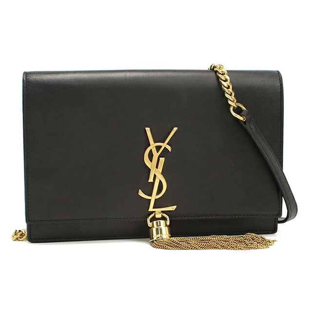 二手 Saint Laurent 链条钱包女装品牌 SAINT LAURENT Kate 流苏 452159 黑色 USDSL117794011