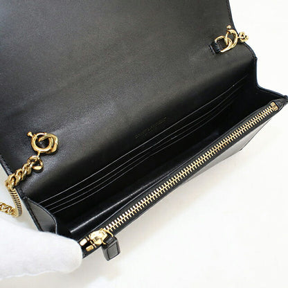 二手 Saint Laurent 链条钱包女装品牌 SAINT LAURENT Kate 流苏 452159 黑色 USDSL117794011