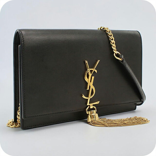 二手 Saint Laurent 链条钱包女装品牌 SAINT LAURENT Kate 流苏 452159 黑色 USDSL117794011