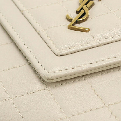 中古 サンローラン 三つ折り財布 三折財布 コンパクト レディース ブランド SAINT LAURENT ゲイビー コンパクトウォレット 692684 USDSL118845011