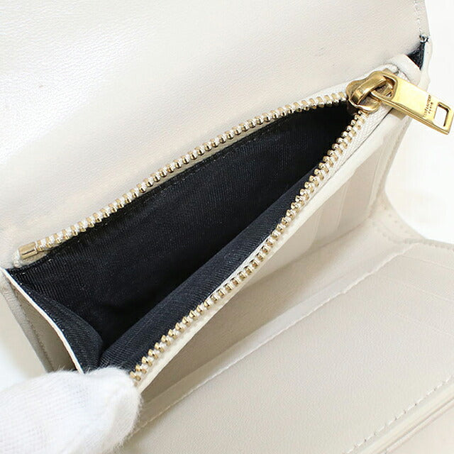 中古 サンローラン 三つ折り財布 三折財布 コンパクト レディース ブランド SAINT LAURENT ゲイビー コンパクトウォレット 692684 USDSL118845011