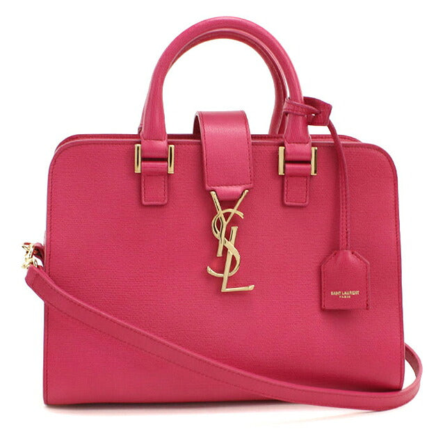 二手 Saint Laurent 手提包女装品牌 SAINT LAURENT Baby Monogram Cabas 2WAY 568853 粉色 USDSL118881011