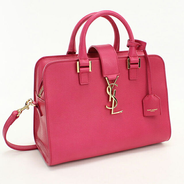 二手 Saint Laurent 手提包女装品牌 SAINT LAURENT Baby Monogram Cabas 2WAY 568853 粉色 USDSL118881011