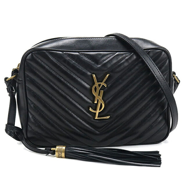 二手 Saint Laurent 单肩包女装品牌 SAINT LAURENT Lou 相机包 612544 黑色 USDSL118891011