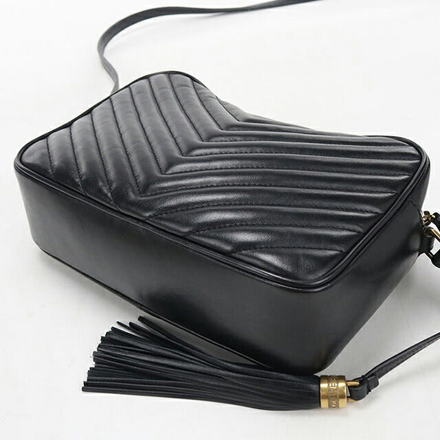 二手 Saint Laurent 单肩包女装品牌 SAINT LAURENT Lou 相机包 612544 黑色 USDSL118891011