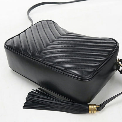 二手 Saint Laurent 单肩包女装品牌 SAINT LAURENT Lou 相机包 612544 黑色 USDSL118891011