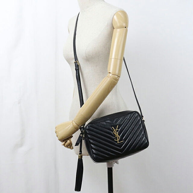 二手 Saint Laurent 单肩包女装品牌 SAINT LAURENT Lou 相机包 612544 黑色 USDSL118891011