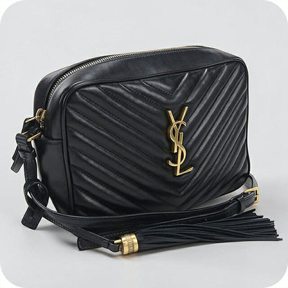 二手 Saint Laurent 单肩包女装品牌 SAINT LAURENT Lou 相机包 612544 黑色 USDSL118891011