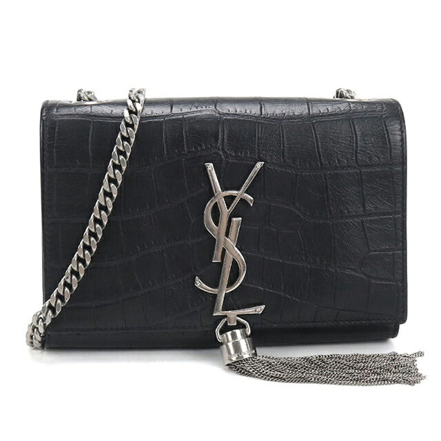 二手 Saint Laurent 单肩包女装品牌 SAINT LAURENT 凯特流苏链 354120 黑色 USDSL119073011