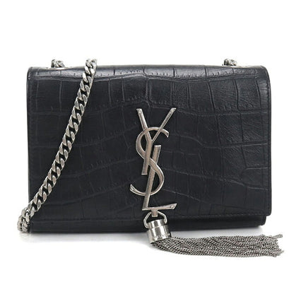 二手 Saint Laurent 单肩包女装品牌 SAINT LAURENT 凯特流苏链 354120 黑色 USDSL119073011