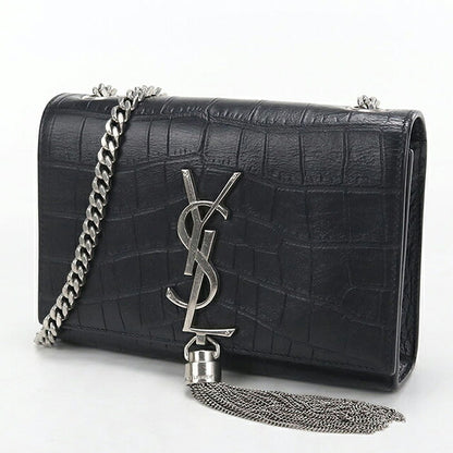 二手 Saint Laurent 单肩包女装品牌 SAINT LAURENT 凯特流苏链 354120 黑色 USDSL119073011