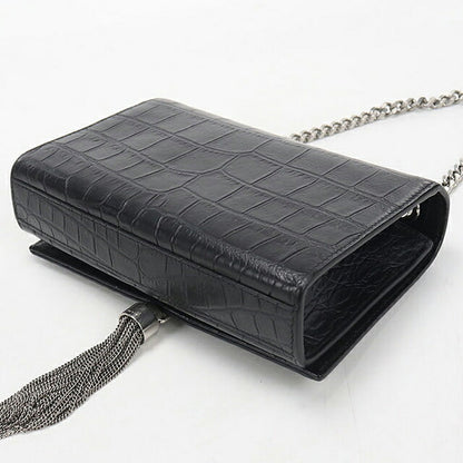 二手 Saint Laurent 单肩包女装品牌 SAINT LAURENT 凯特流苏链 354120 黑色 USDSL119073011