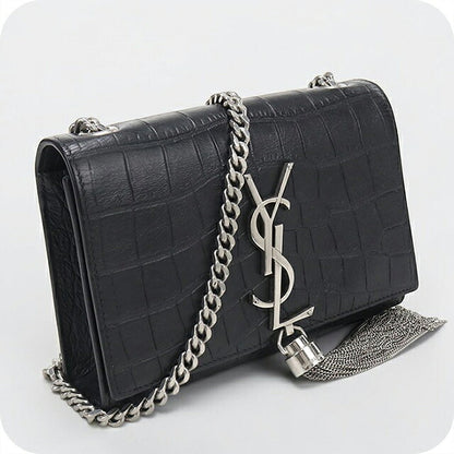 二手 Saint Laurent 单肩包女装品牌 SAINT LAURENT 凯特流苏链 354120 黑色 USDSL119073011