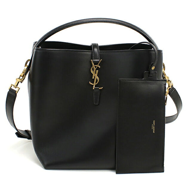 中古 サンローラン ハンドバッグ レディース ブランド SAINT LAURENT LE37 2WAY 742828 ブラック USDSL119104011
