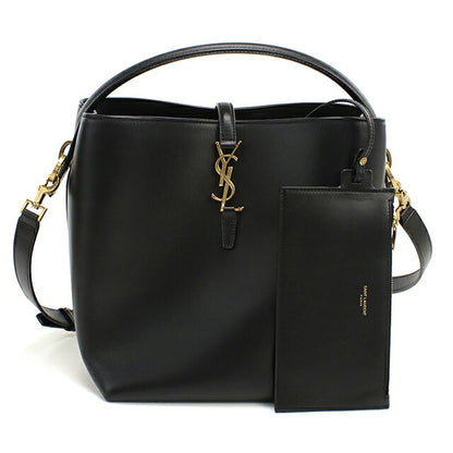 中古 サンローラン ハンドバッグ レディース ブランド SAINT LAURENT LE37 2WAY 742828 ブラック USDSL119104011