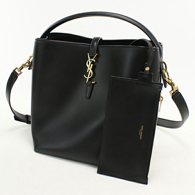 中古 サンローラン ハンドバッグ レディース ブランド SAINT LAURENT LE37 2WAY 742828 ブラック USDSL119104011