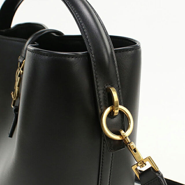 中古 サンローラン ハンドバッグ レディース ブランド SAINT LAURENT LE37 2WAY 742828 ブラック USDSL119104011