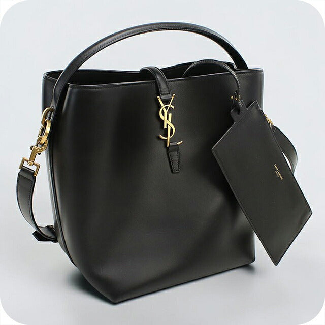 中古 サンローラン ハンドバッグ レディース ブランド SAINT LAURENT LE37 2WAY 742828 ブラック USDSL119104011