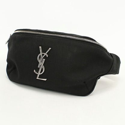中古 サンローラン ボディバッグ ユニセックス ブランド SAINT LAURENT カサンドラ クラシック ベルトバッグ 590076 ブラック USDSL119227011
