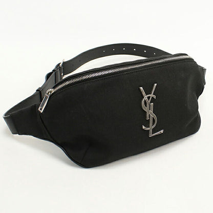 中古 サンローラン ボディバッグ ユニセックス ブランド SAINT LAURENT カサンドラ クラシック ベルトバッグ 590076 ブラック USDSL119227011
