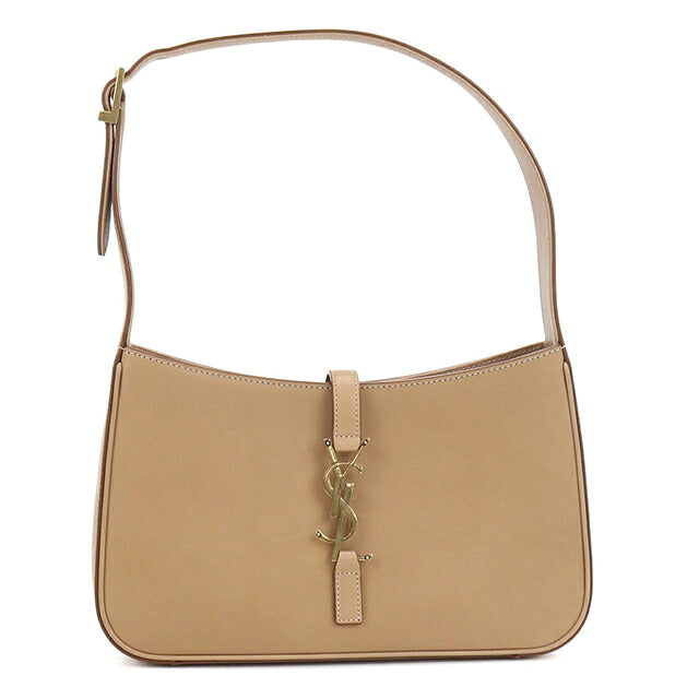 中古 サンローラン セミショルダー レディース ブランド SAINT LAURENT ホーボー ル サンカセット レザー 657228 ベージュ USDSL119465011
