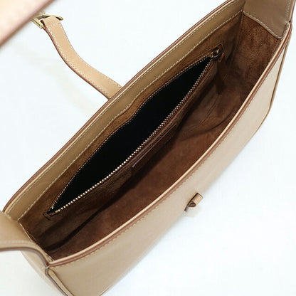 中古 サンローラン セミショルダー レディース ブランド SAINT LAURENT ホーボー ル サンカセット レザー 657228 ベージュ USDSL119465011