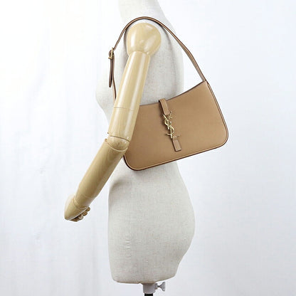 中古 サンローラン セミショルダー レディース ブランド SAINT LAURENT ホーボー ル サンカセット レザー 657228 ベージュ USDSL119465011