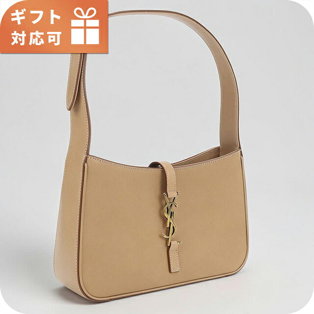 中古 サンローラン セミショルダー レディース ブランド SAINT LAURENT ホーボー ル サンカセット レザー 657228 ベージュ USDSL119465011