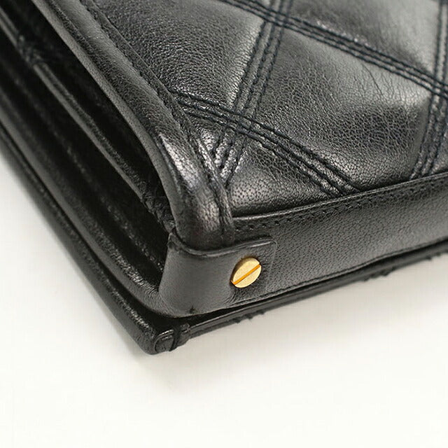 中古 サンローラン ショルダーバッグ レディース ブランド SAINT LAURENT  チェーン レザー 585031 ブラック USDSL119537011