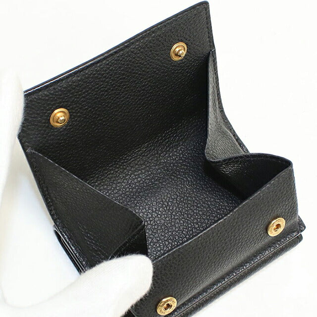 中古 サンローラン 三つ折り財布 三折財布 コンパクト レディース