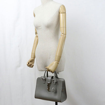 中古 サンローラン ハンドバッグ レディース ブランド SAINT LAURENT  ベイビー モノグラム カバス 2WAY 568853 グレー USDSL119585011