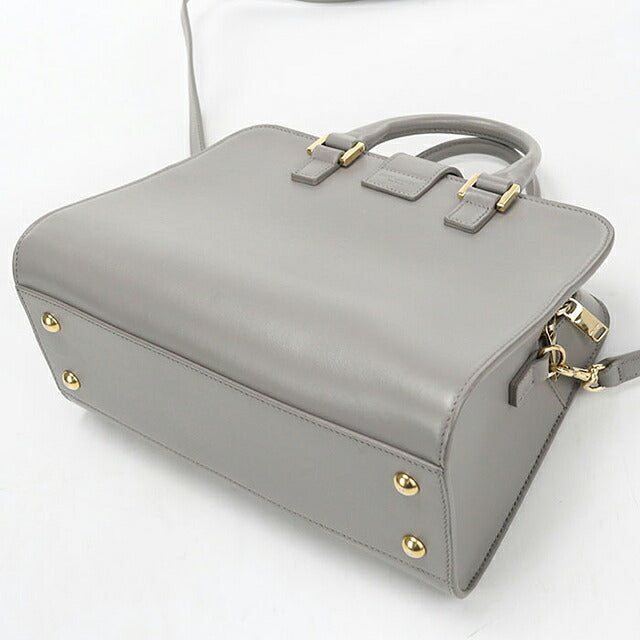 中古 サンローラン ハンドバッグ レディース ブランド SAINT LAURENT  ベイビー モノグラム カバス 2WAY 568853 グレー USDSL119585011