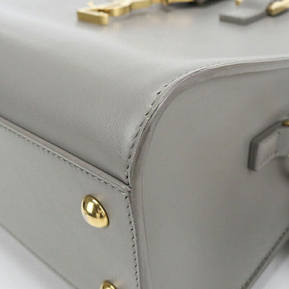 中古 サンローラン ハンドバッグ レディース ブランド SAINT LAURENT  ベイビー モノグラム カバス 2WAY 568853 グレー USDSL119585011
