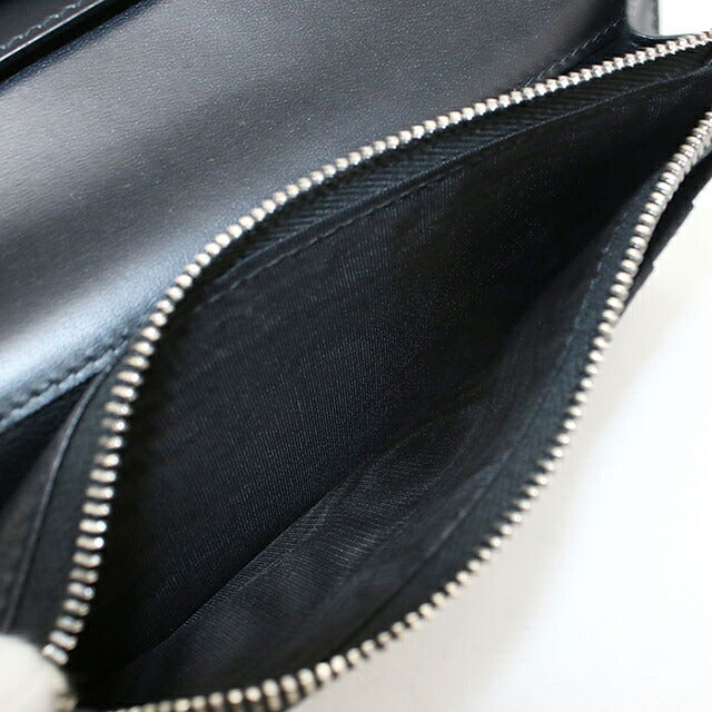 中古 サンローラン 長財布二折 メンズ ブランド SAINT LAURENT タイニー カサンドラ コチネンタルウォレット 607746 ブラック USDSL119587011